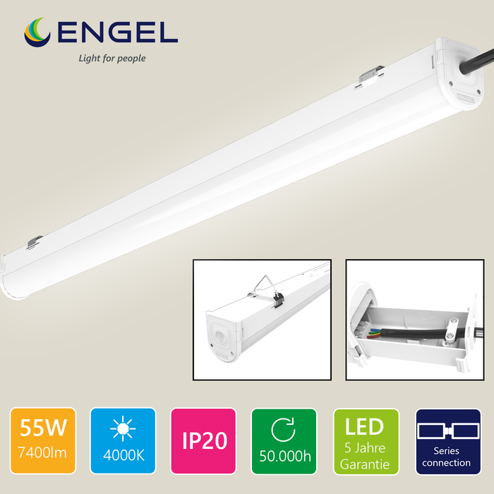 Engel Dinah LED-Leuchte – Kompakte Lichtleiste für Nebenräume & Flure Engel Lighting 