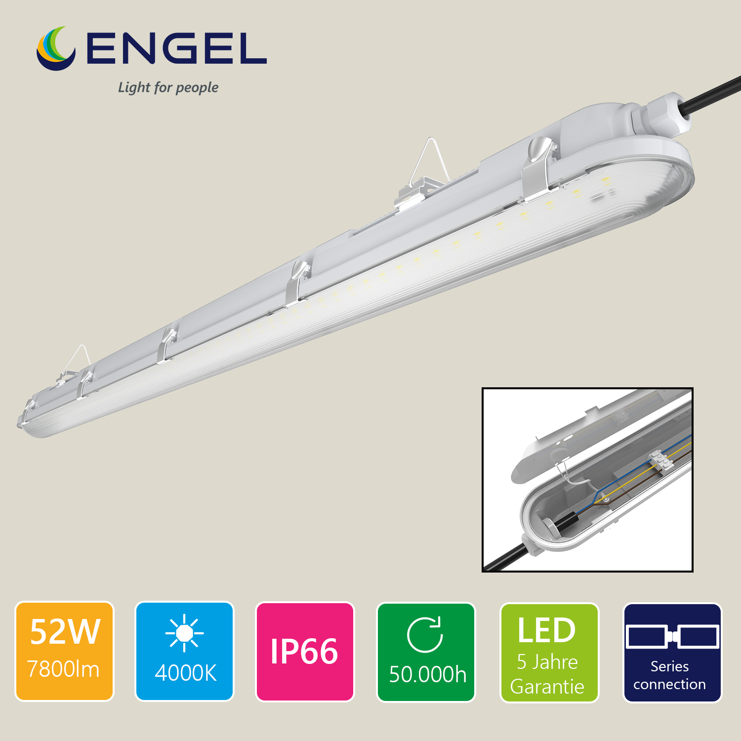 Engel Quinton LED-Leuchte – Hochleistungsleuchte mit gerichteter Lichtverteilung Engel Lighting 
