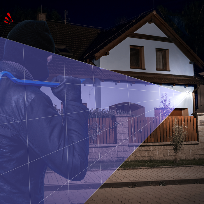 Engel NoxCam Floodlight Cam WiFi Full-HD Black – smarte Außenleuchte mit integrierter Sicherheitskamera