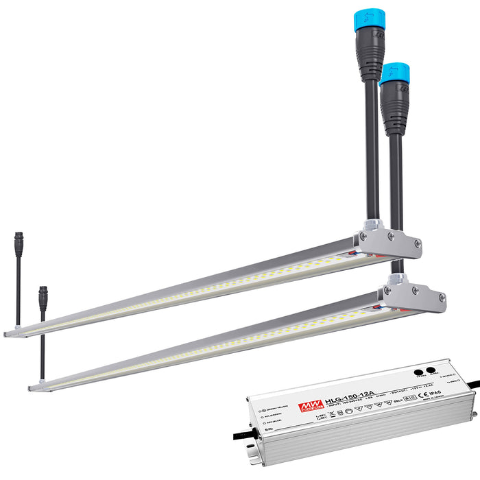 Engel Flora LED-Pflanzenleuchte – Set -  Maximale Effizienz für Indoor- &  Gewächshausanbau